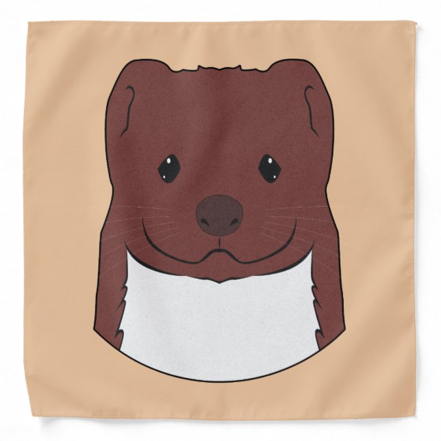 Weasel Face Bandana (Front)