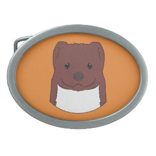 Weasel Face Belt Buckle