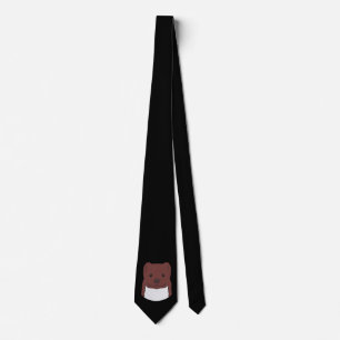 Weasel Face Neck Tie
