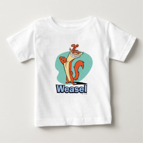 Weasel Proud Character Graphic Baby T_Shirt