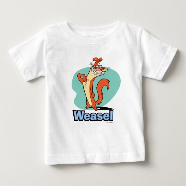 Weasel Proud Character Graphic Baby T-Shirt (Front)