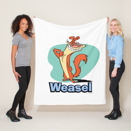 Weasel Proud Character Graphic Fleece Blanket