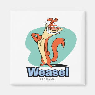 Weasel Proud Character Graphic Magnet