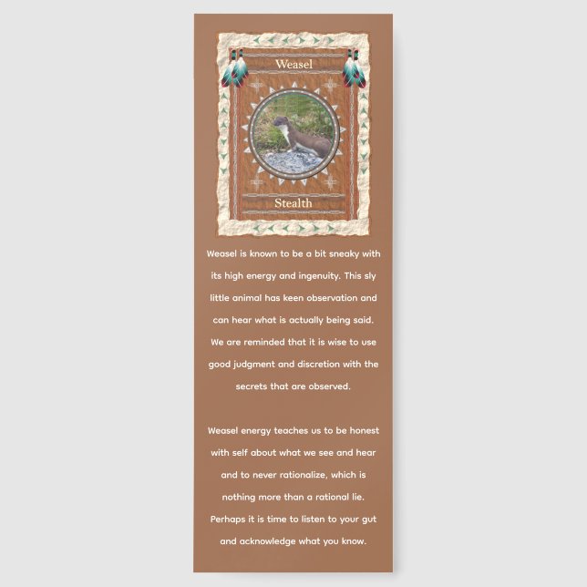 Weasel Stealth Energy Bookmarks (Front)