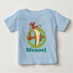 Weasel Thumbs Up Character Graphic Baby T-Shirt