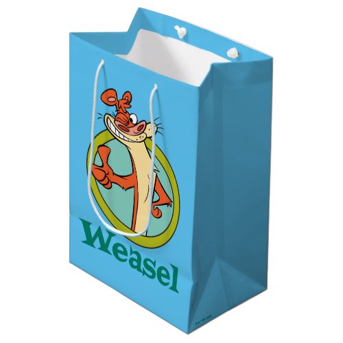 Weasel Thumbs Up Character Graphic Medium Gift Bag