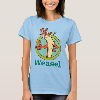 Weasel Thumbs Up Character Graphic T-Shirt