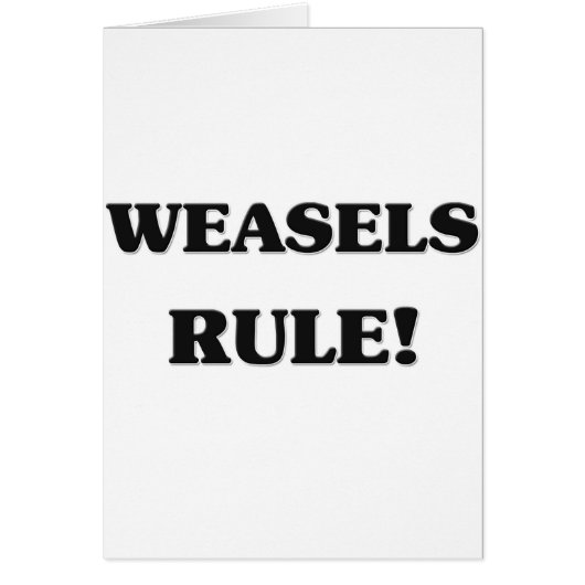 Weasels Rule (Front)