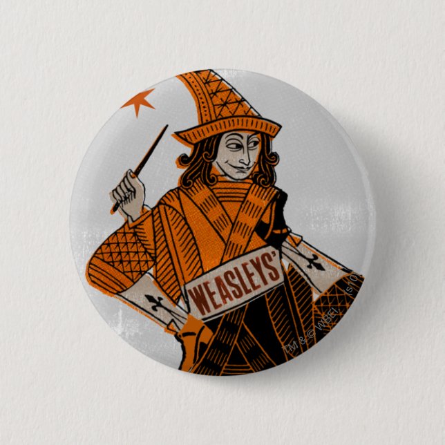 Weasleys' Card Back Pinback Button (Front)