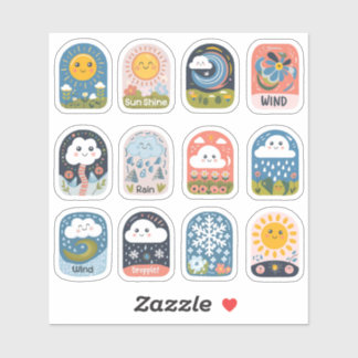 Weather Collection - Design 1 Sticker