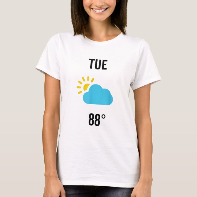 Weather Forecast Group Costume Halloween Tuesday C T-Shirt (Front)