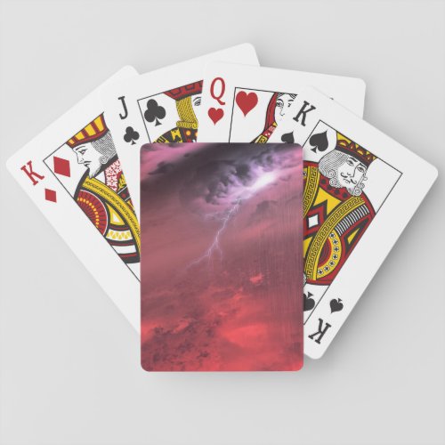 Weather On A Brown Dwarf Star Playing Cards