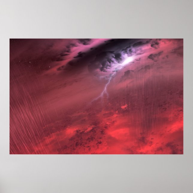 Weather On A Brown Dwarf Star. Poster (Front)
