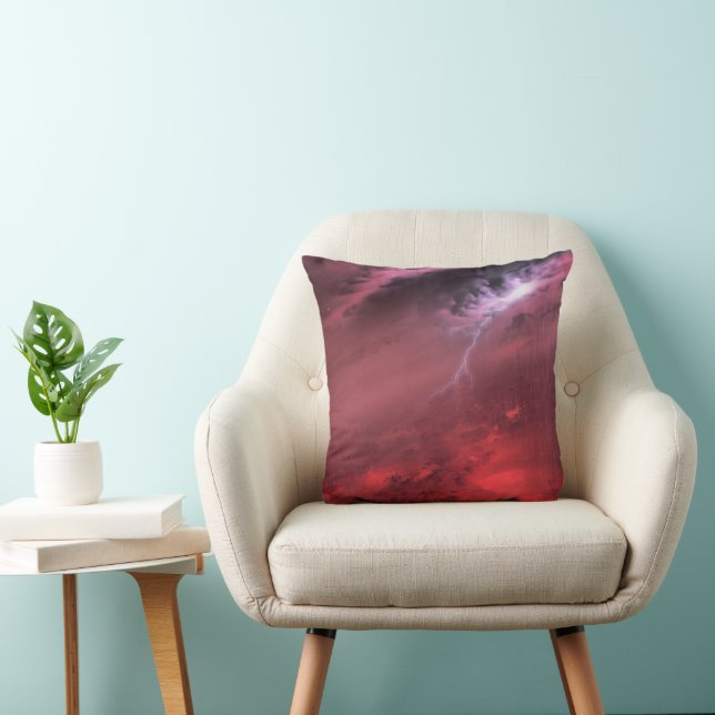 Weather On A Brown Dwarf Star. Throw Pillow (Chair)
