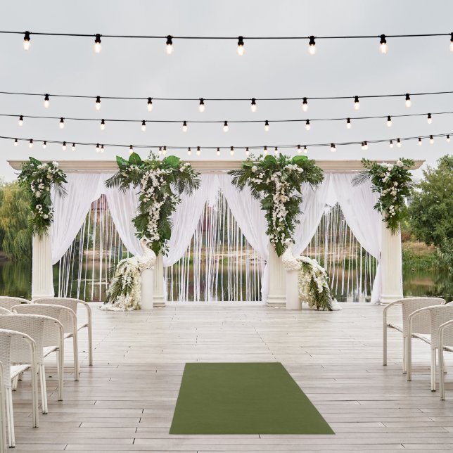 Weather-Resistant 6x4 Foot Army Green Outdoor Rug (Insitu (Wedding 1))