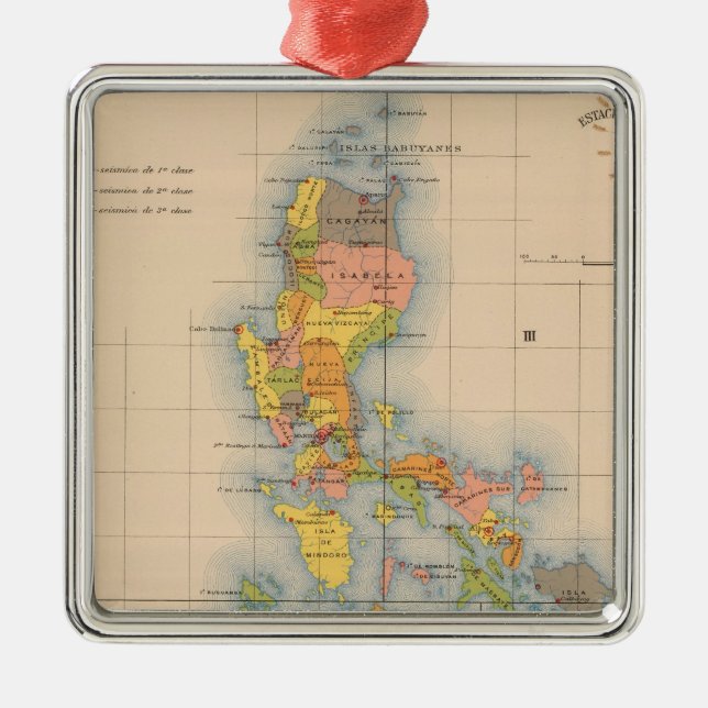 Weather Stations Seismic No 5 Metal Ornament (Front)