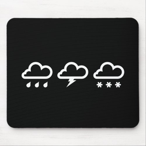 Weather Systems Pictogram Mousepad