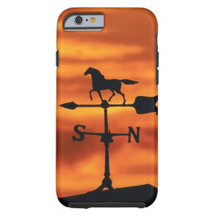 Weather Vane at Sunset Tough iPhone 6 Case