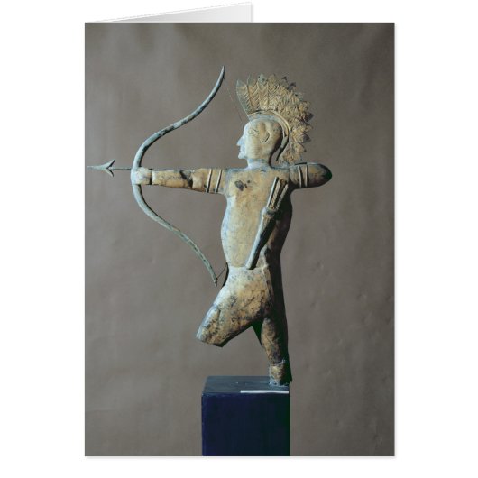 Weather vane in the form of an American Indian (Front)