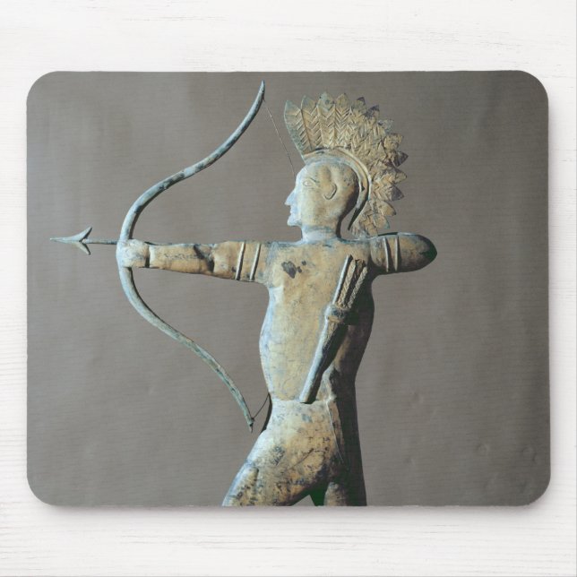 Weather vane in the form of an American Indian Mouse Pad (Front)