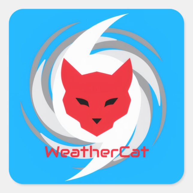 WeatherCat Sticker (Front)
