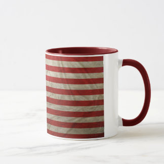 Weathered American Flag Mug