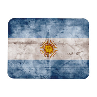 Weathered Argentina Flag Magnet