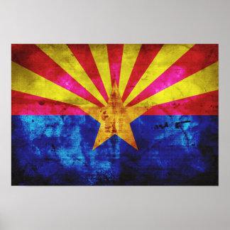 Arizona Flag Art & Framed Artwork | Zazzle