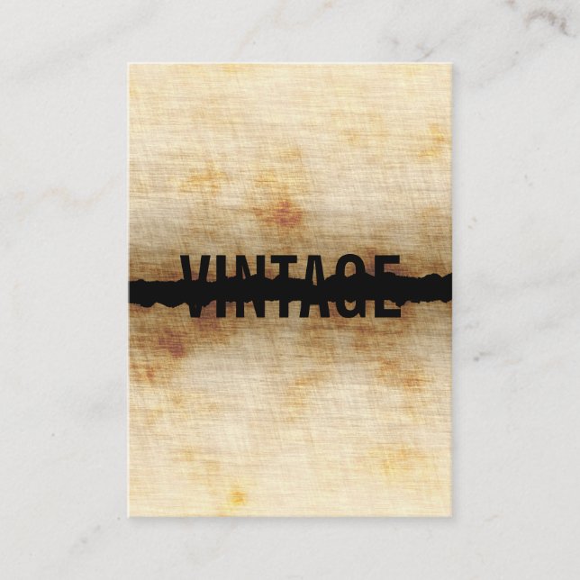 Weathered Background Business Card (Front)