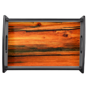 weathered barn boards serving tray