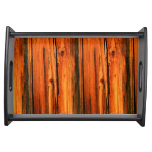 weathered barn boards serving tray