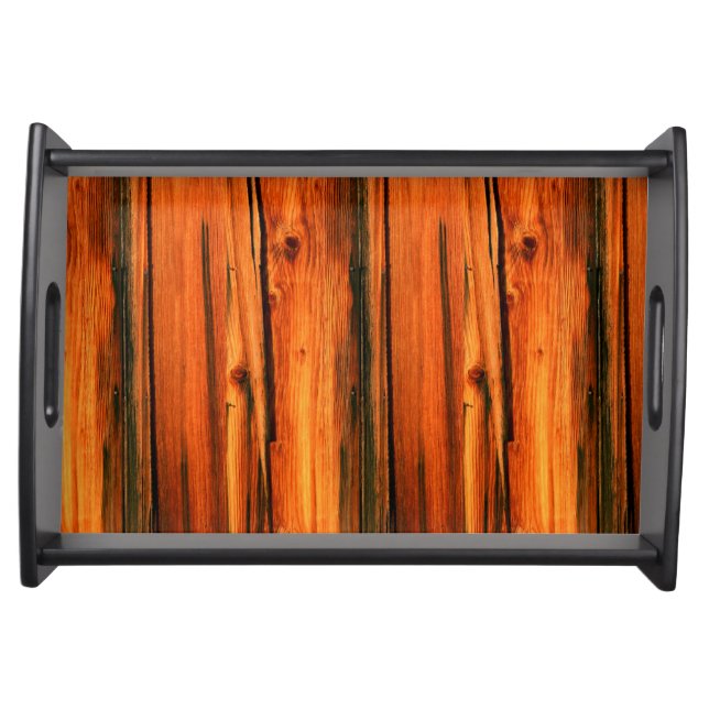 weathered barn boards serving tray (Front)