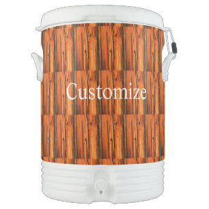 Weathered barn boards Thunder_Cove Beverage Cooler