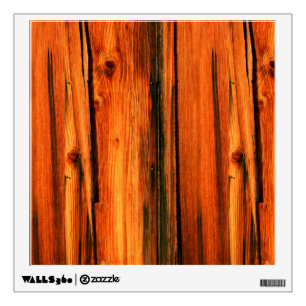weathered barn boards wall sticker