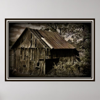 Weathered Barn Poster