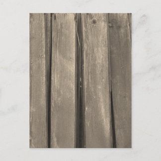 Weathered Barn Wood Postcard