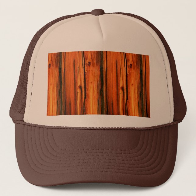 weathered barnwood trucker hat (Front)