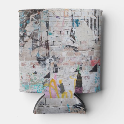 Weathered Brick Urban Poster Wall Can Cooler