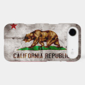 Weathered California Flag Case-Mate iPhone Case (Back (Horizontal))
