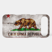 Weathered California Flag Case-Mate iPhone Case (Back (Horizontal))