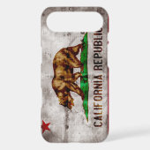 Weathered California Flag Case-Mate iPhone Case (Back)