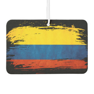 Weathered Colombia Flag Air Freshener