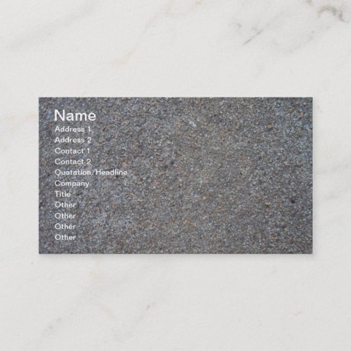 Customizable Weathered Concrete Business Card Templates