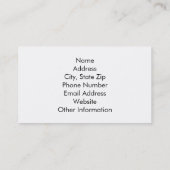 Weathered, distressed American Flag Business Card (Back)