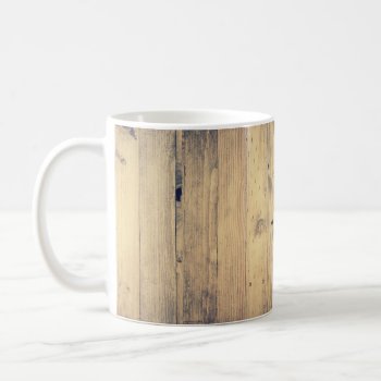 Weathered Distressed Wood Photo Coffee Mug by Magical_Maddness at Zazzle