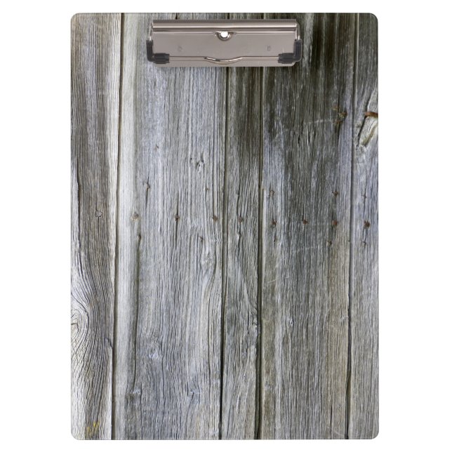 Weathered Door Planks Clipboard (Front)