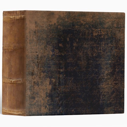 Weathered Faux Leather Ancient Tome 3 Ring Binder