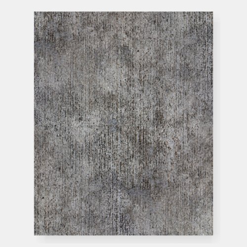 Weathered Grey Cement Sidewalk Foam Board