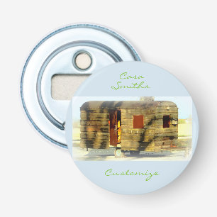 Weathered gypsy caravan Thunder_Cove any color Bottle Opener