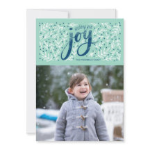 Weathered Joy Holiday Photo Cards